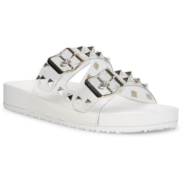 Madden Girl Shoes Madden Girl Womens Teddyp Studded Summer Slip On